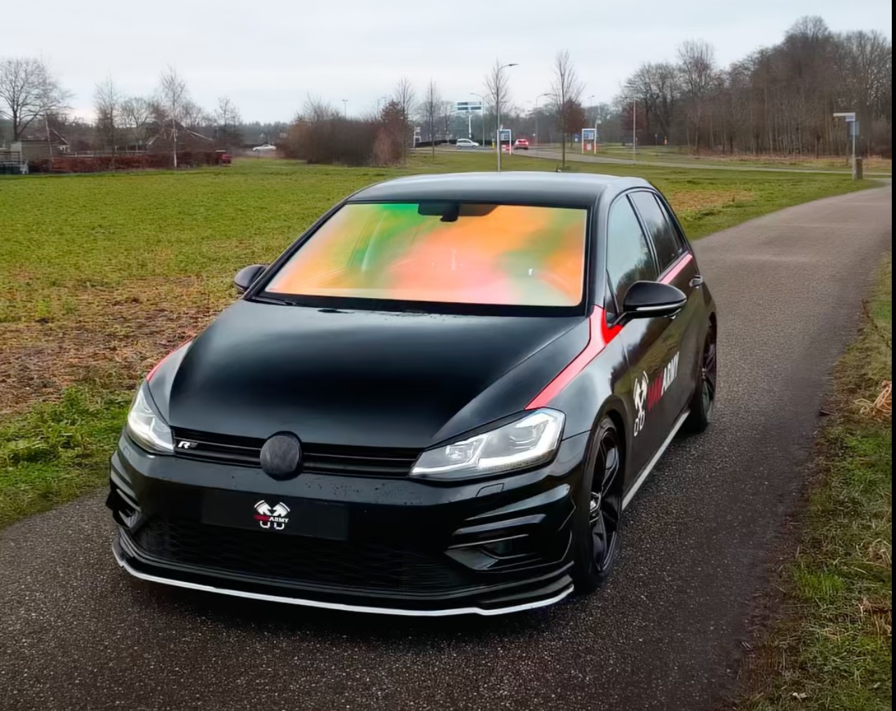 Volkswagen Golf R automotive video door WayLAN Media